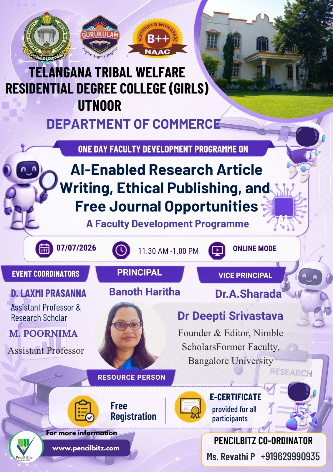 Telangana Tribal Welfare Residential Degree College